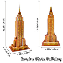 Load image into Gallery viewer, 3D Famous Iconic Carboard Building Model Jigsaw Puzzles