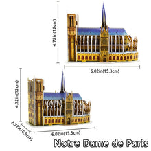 Load image into Gallery viewer, 3D Famous Iconic Carboard Building Model Jigsaw Puzzles