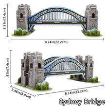 Load image into Gallery viewer, 3D Famous Iconic Carboard Building Model Jigsaw Puzzles