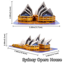 Load image into Gallery viewer, 3D Famous Iconic Carboard Building Model Jigsaw Puzzles