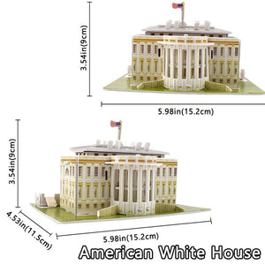 3D Famous Iconic Carboard Building Model Jigsaw Puzzles