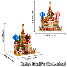 Load image into Gallery viewer, 3D Famous Iconic Carboard Building Model Jigsaw Puzzles