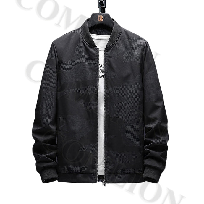 Men Casual Baseball Bomber Jacket