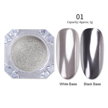 Load image into Gallery viewer, 1 Box Mirror Nail Powder Glitter Dust Metallic Color