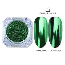 Load image into Gallery viewer, 1 Box Mirror Nail Powder Glitter Dust Metallic Color