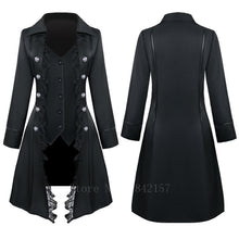 Load image into Gallery viewer, Renaissance Medieval Tuxedo Vintage Noble Palace Lace Up Jacket for women