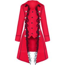 Load image into Gallery viewer, Renaissance Medieval Tuxedo Vintage Noble Palace Lace Up Jacket for women