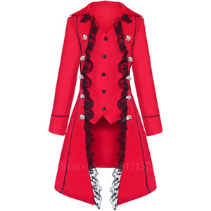 Renaissance Medieval Tuxedo Vintage Noble Palace Lace Up Jacket for women