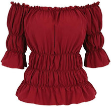 Load image into Gallery viewer, Renaissance Medieval Chemise Gothic Blouse