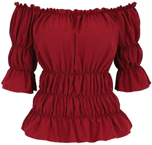 Renaissance Medieval Chemise Gothic Blouse