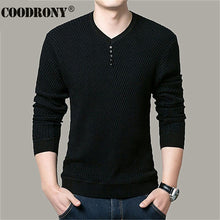 Load image into Gallery viewer, COODRONY Men&#39;s Casual V-Neck Pullover