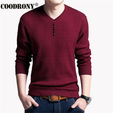 Load image into Gallery viewer, COODRONY Men&#39;s Casual V-Neck Pullover