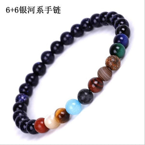 Galaxy Solar System Bracelet with Natural Stones -Different Selections