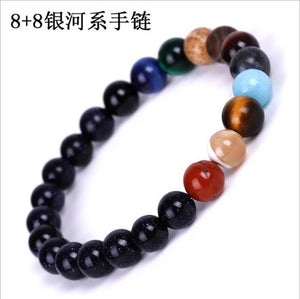 Galaxy Solar System Bracelet with Natural Stones -Different Selections