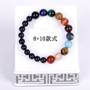 Galaxy Solar System Bracelet with Natural Stones -Different Selections