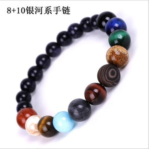 Galaxy Solar System Bracelet with Natural Stones -Different Selections