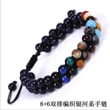 Load image into Gallery viewer, Galaxy Solar System Bracelet with Natural Stones -Different Selections