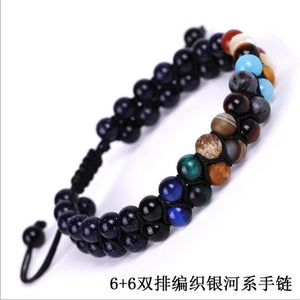 Galaxy Solar System Bracelet with Natural Stones -Different Selections