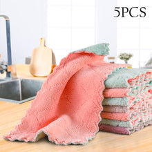 Load image into Gallery viewer, Double-layer Absorbent Microfiber Kitchen Dish Cloth