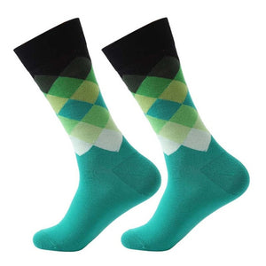 Knee High Cotton Socks Gradient Color  Style long  Socks