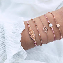 Load image into Gallery viewer, Unisex Bohemian Charm Bracelets Set