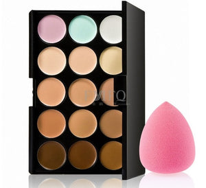 15 Colors Concealer Contouring Mini Makeup Kit