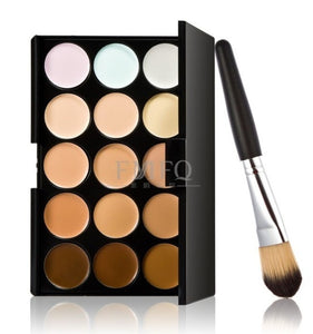 15 Colors Concealer Contouring Mini Makeup Kit