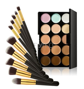 15 Colors Concealer Contouring Mini Makeup Kit