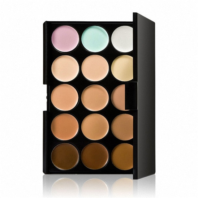 15 Colors Concealer Contouring Mini Makeup Kit