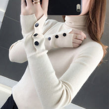 Load image into Gallery viewer, Women&#39;s Turtleneck Pullover with Long Sleeves