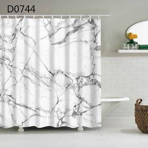 YOMDID Geometric Waterproof Shower Curtains