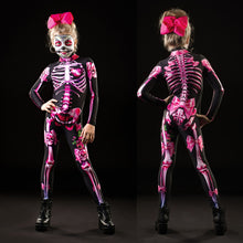 Load image into Gallery viewer, Mother Daughter Halloween Skeleton Cosplay Jumpsuit