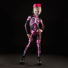 Load image into Gallery viewer, Mother Daughter Halloween Skeleton Cosplay Jumpsuit