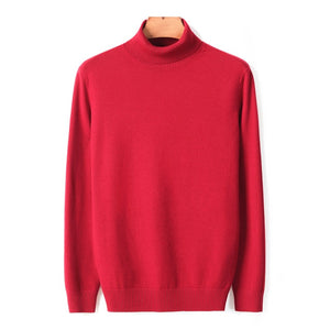 Men's Casual High Qua;ity Warm Turtleneck  Sweater