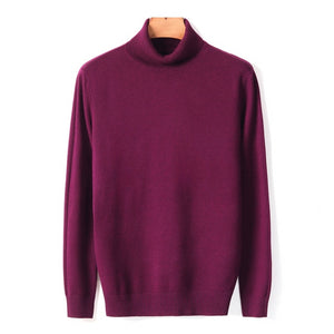 Men's Casual High Qua;ity Warm Turtleneck  Sweater