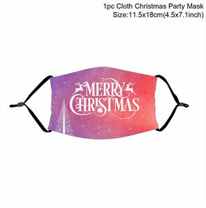 Christmas Face Masks with Carbon Filter