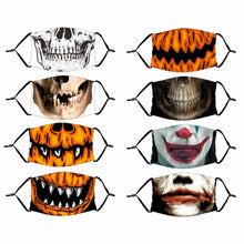 Load image into Gallery viewer, Halloween Decor Luminous or Plain Party Mask