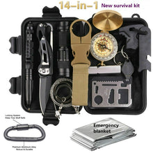 Load image into Gallery viewer, 14-in-1 Survival Emergency Gear Kit