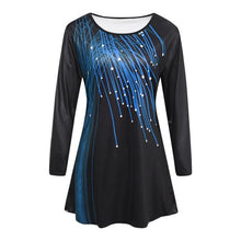 Load image into Gallery viewer, Summer 2021 Sexy 3D Fashion Women Ruffles Printed Tops Tees Big Large Plus Sizes Elegant Femme Blouse Shirt Befree Boho Casual