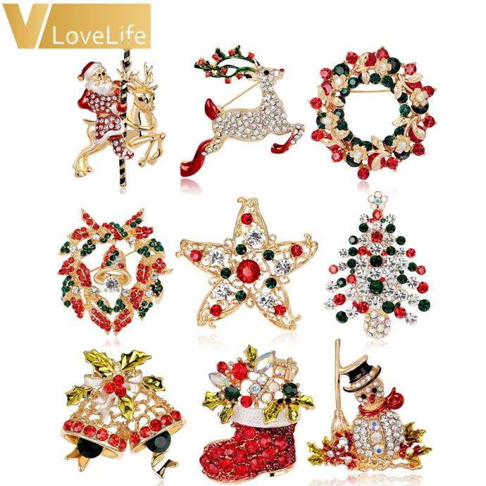 Fashion Christmas Brooches / Jewelry for the Holidays