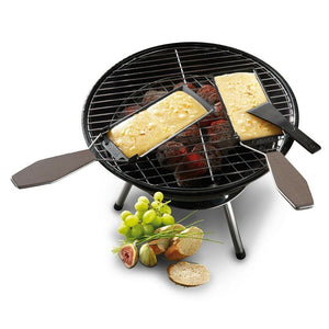 Portable Non-Stick Metal Cheese Raclette Grill Stove Set