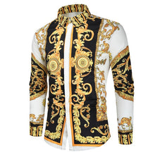 Load image into Gallery viewer, Luxury Long Sleeve men shirt 2021 New Causal Royal Fashion New Trends Party Nightclub Tuxedo Dress Shirts Male Blusas Tops 4XL