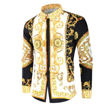 Load image into Gallery viewer, Luxury Long Sleeve men shirt 2021 New Causal Royal Fashion New Trends Party Nightclub Tuxedo Dress Shirts Male Blusas Tops 4XL