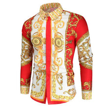 Load image into Gallery viewer, Luxury Long Sleeve men shirt 2021 New Causal Royal Fashion New Trends Party Nightclub Tuxedo Dress Shirts Male Blusas Tops 4XL
