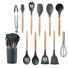 Load image into Gallery viewer, Silicone Non-stick Kitchen Utensil Set