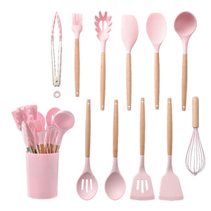 Silicone Non-stick Kitchen Utensil Set