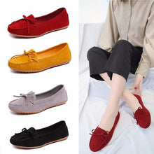 Load image into Gallery viewer, Women&#39;s Classic Slip On Flat Loafers with Ribbon Decoration