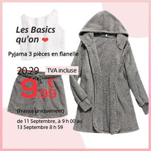 Load image into Gallery viewer, Winter Pajamas Set Women Sleepwear Warm Flannel Long Sleeves Robe Vest Short Pants Pajamas Pink Cute Homewear Velvet Home Suit
