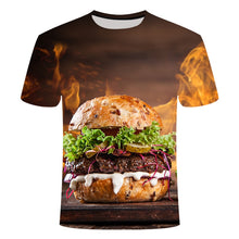 Load image into Gallery viewer, 2021 Newest French Fries 3D Printed T Shirt Men Women Summer Fashion Casual Funny T-shirt Hamburger Harajuku Streetwear Tops