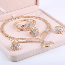 Load image into Gallery viewer, Elegant Cultural Gold Jewelry Sets